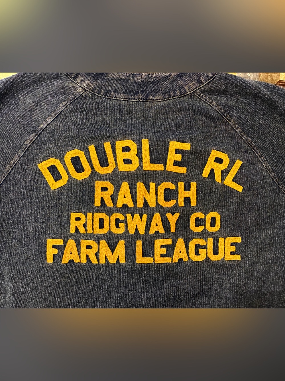 💥RARE💥DOUBLE RL RALPH LAUREN RRL “FARM LEAGUE” BASEBALL JERSEY- MEDIUM - Picture 12 of 14